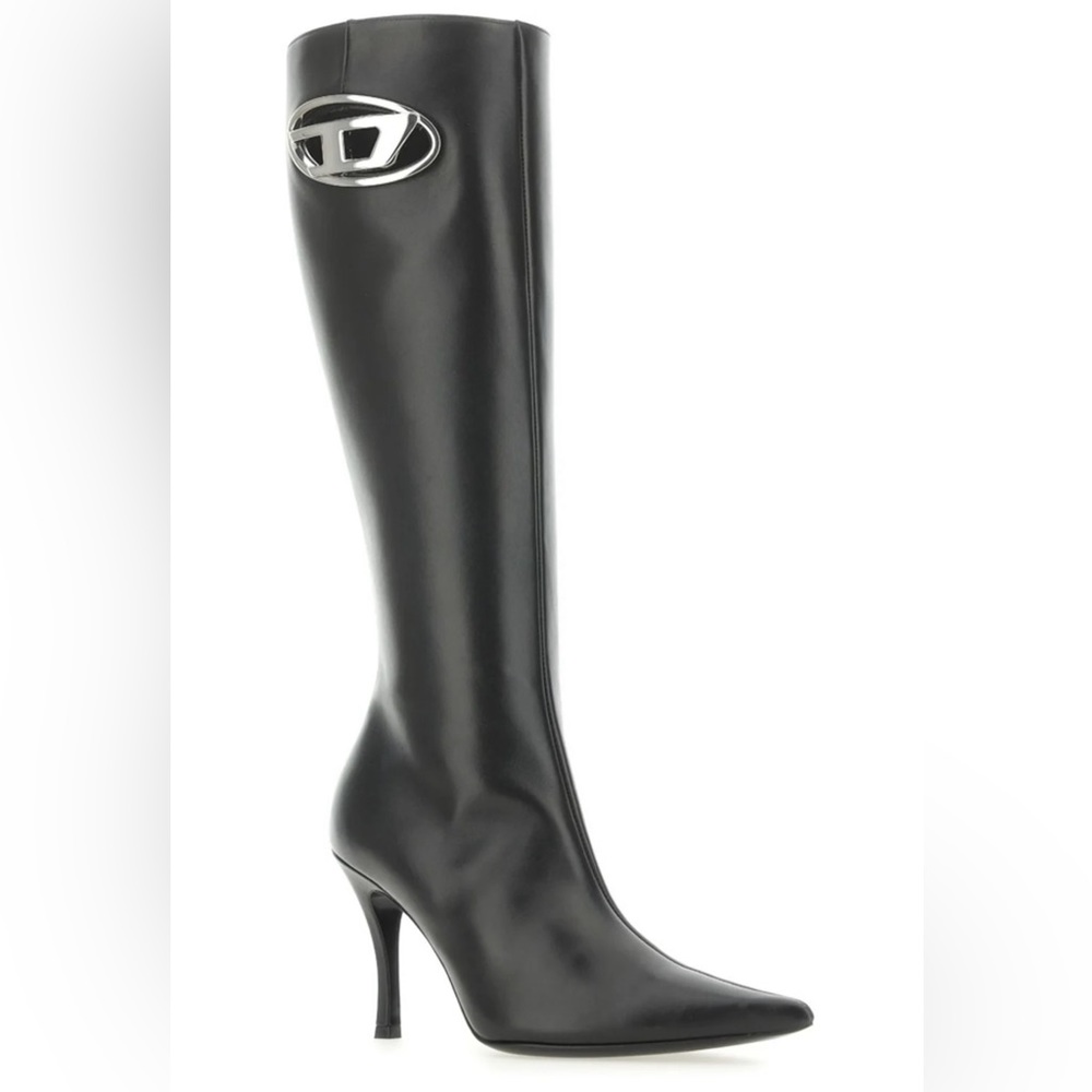 Diesel D-Venus BHT Logo Plaque Boots